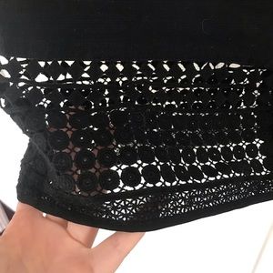 NWT Petite J Crew linen pencil skirt with crochet